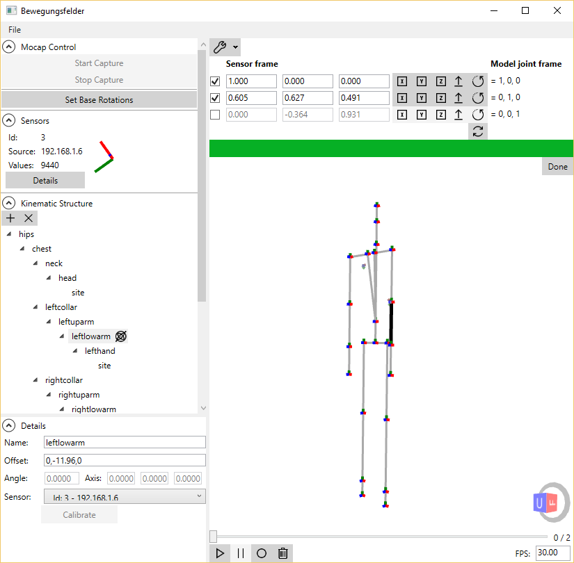 Bewegungsfelder sensors